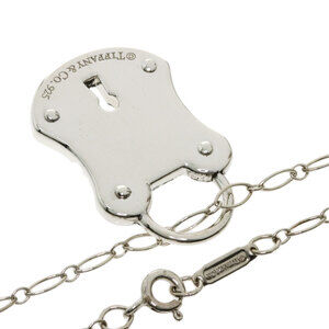 Tiffany Locks Diamond Necklace Silver